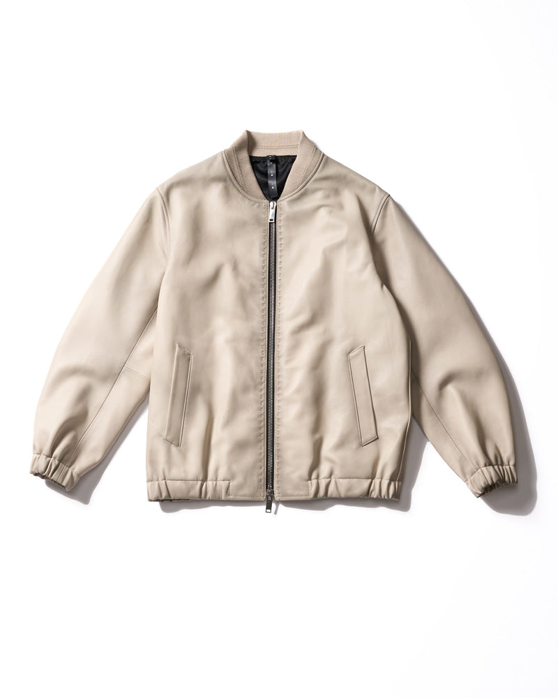 lamb leather bomber jacket