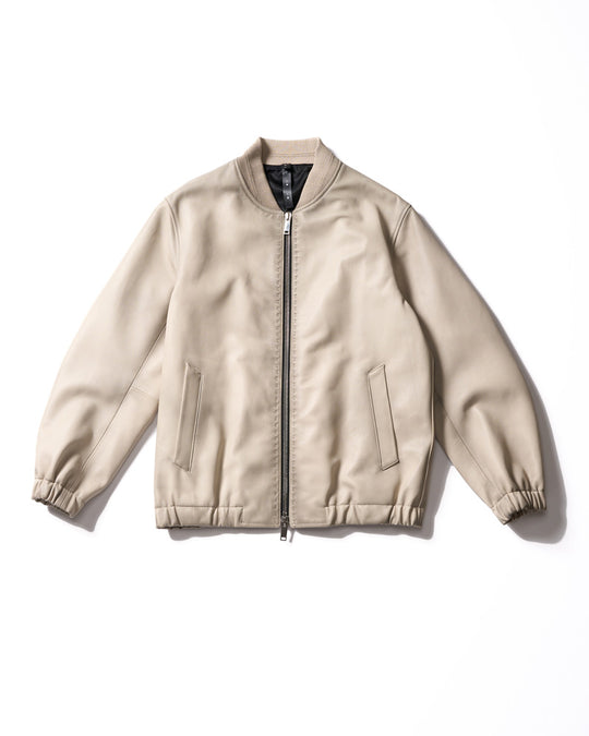 lamb leather bomber jacket