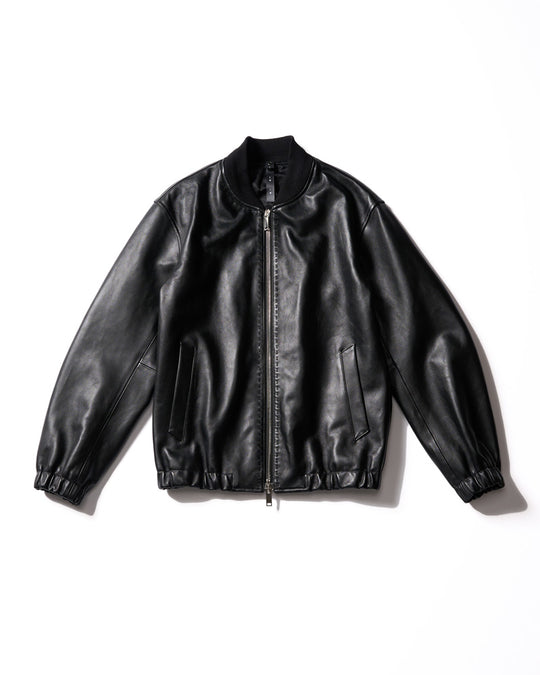 lamb leather bomber jacket