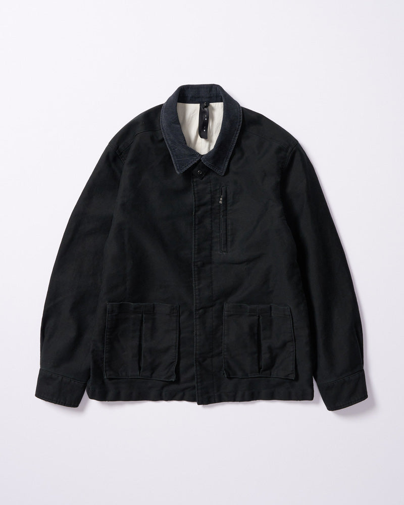 heavy moleskin short coverall jacket
