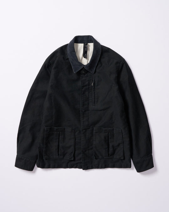 heavy moleskin short coverall jacket