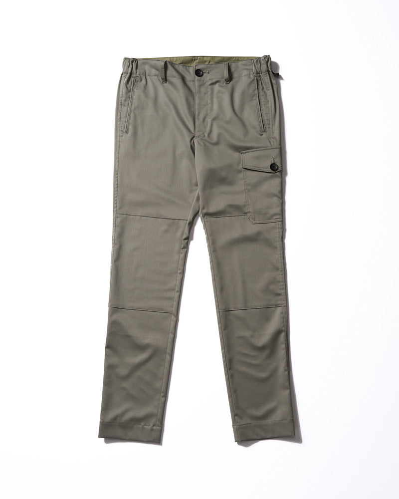 fine satin slim cargo