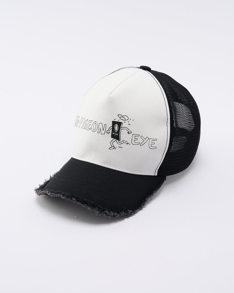 【Ohta Design × wjk】"panic" cut-off mesh cap