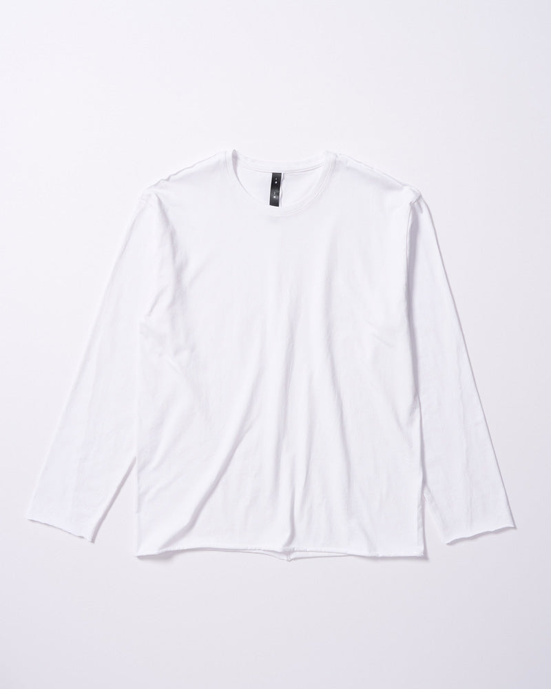 cut-off crew-neck L/S