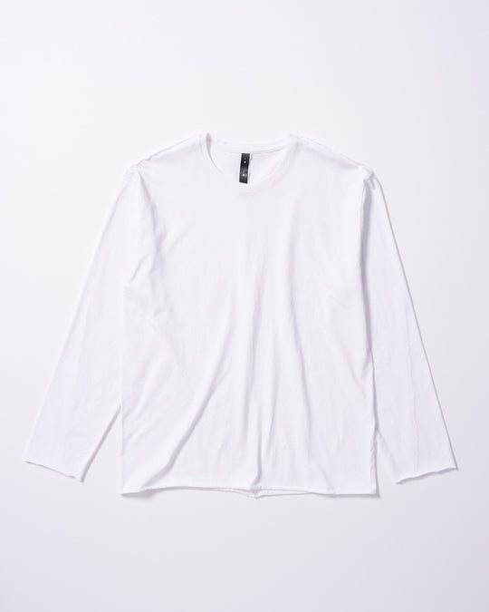 cut-off crew-neck L/S