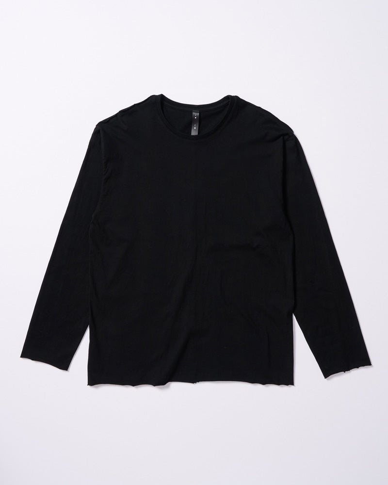 cut-off crew-neck L/S