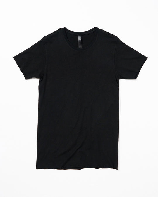 cut-off crew-neck S/S