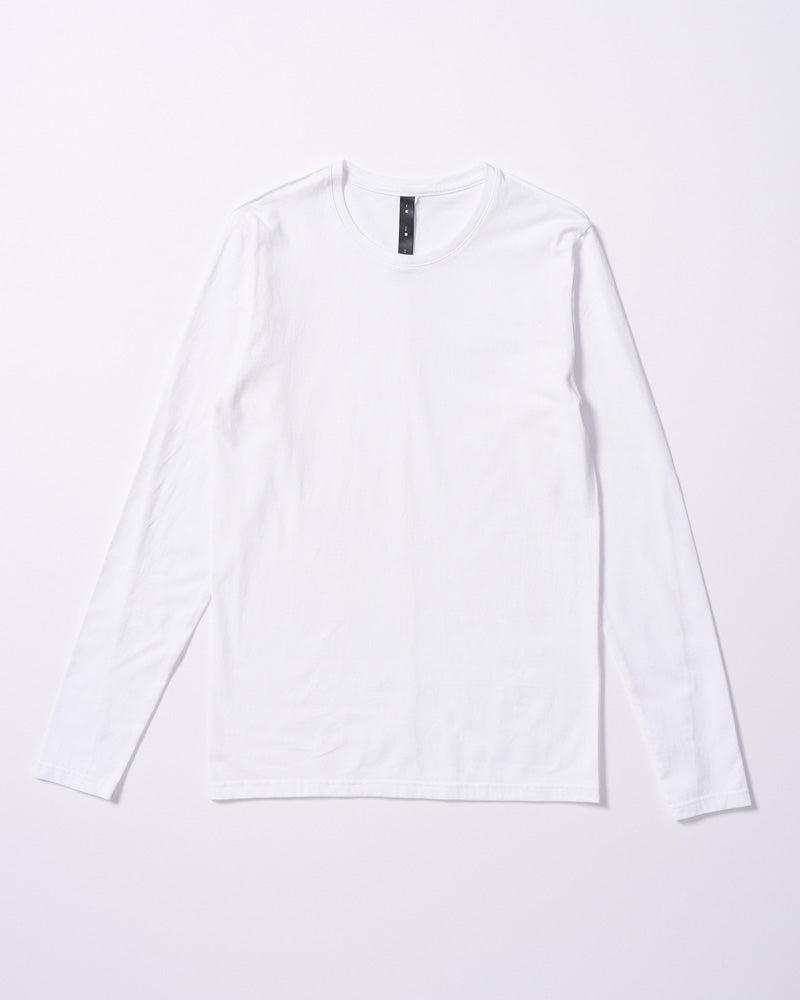 slim basic crew-neck L/S