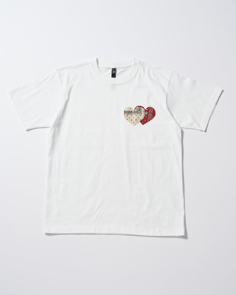 bandana panel heart T