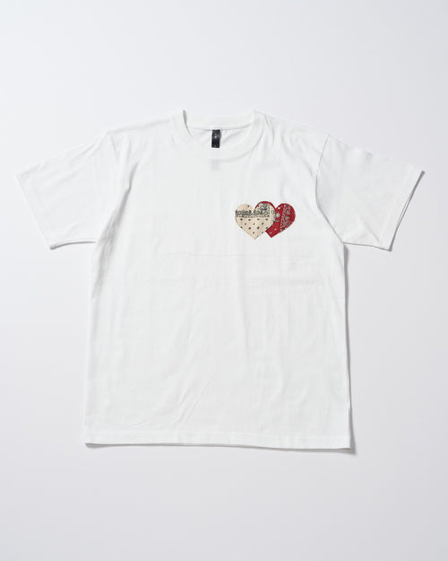 bandana panel heart T