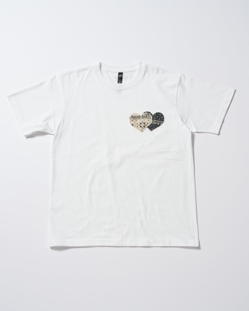 bandana panel heart T