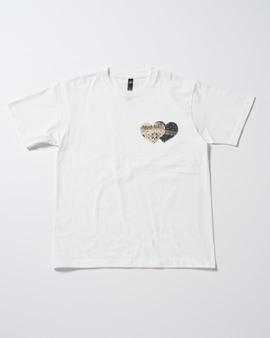 bandana panel heart T