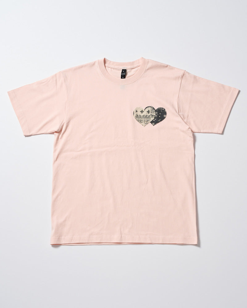 bandana panel heart T