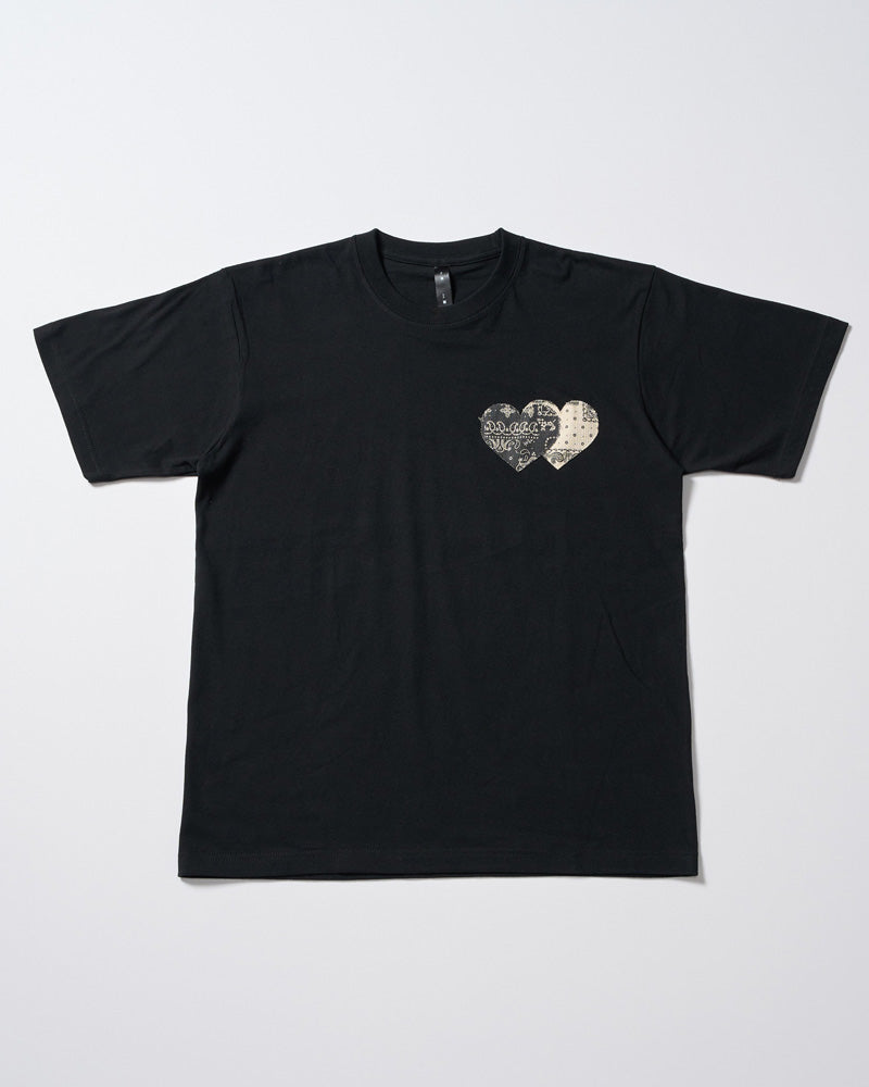 bandana panel heart T