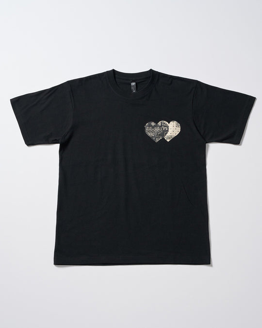 bandana panel heart T
