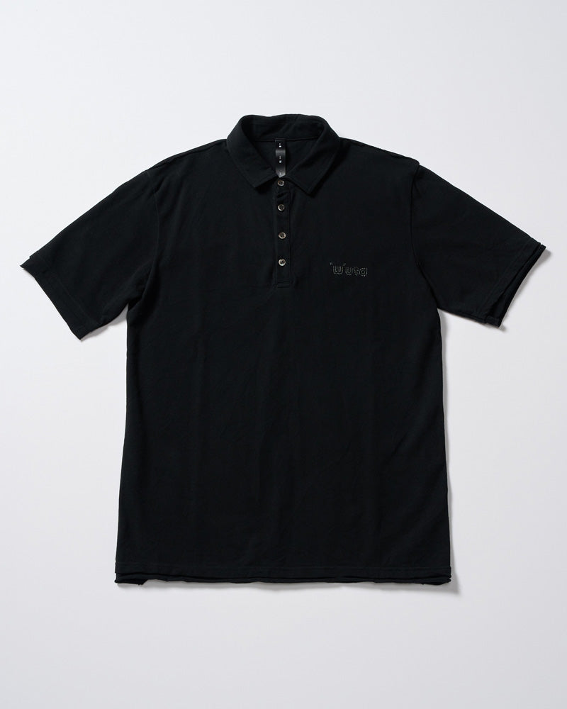 muta 黒 ポロシャツ サイズ6 muta × wjk】cut-off polo S/S(printed) – wjk online store