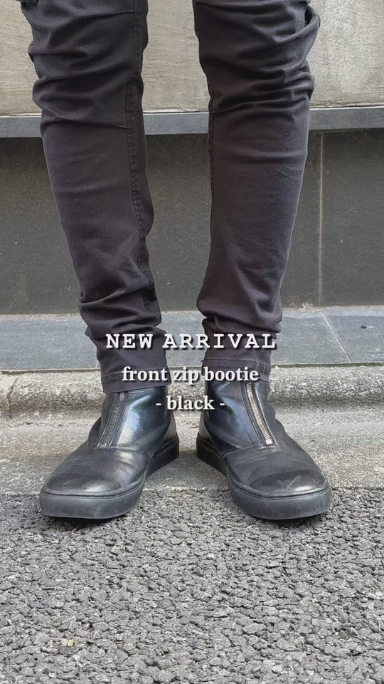 front zip bootie