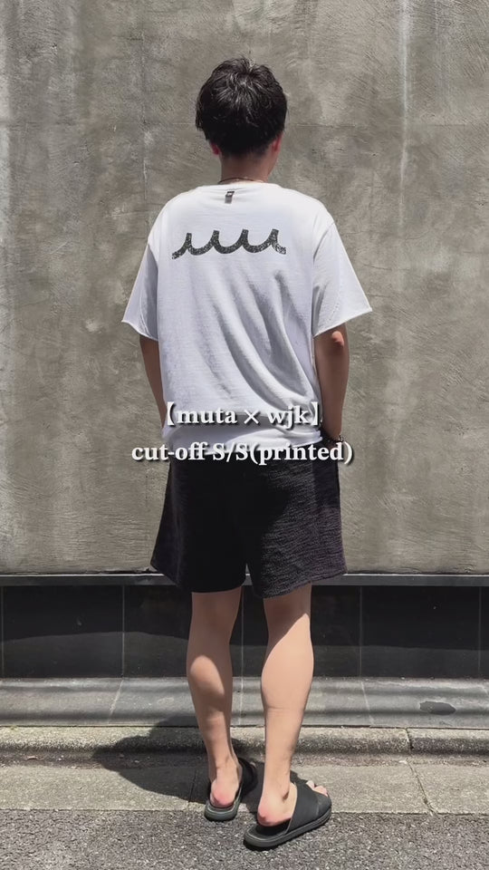 【muta × wjk】cut-off S/S(printed)