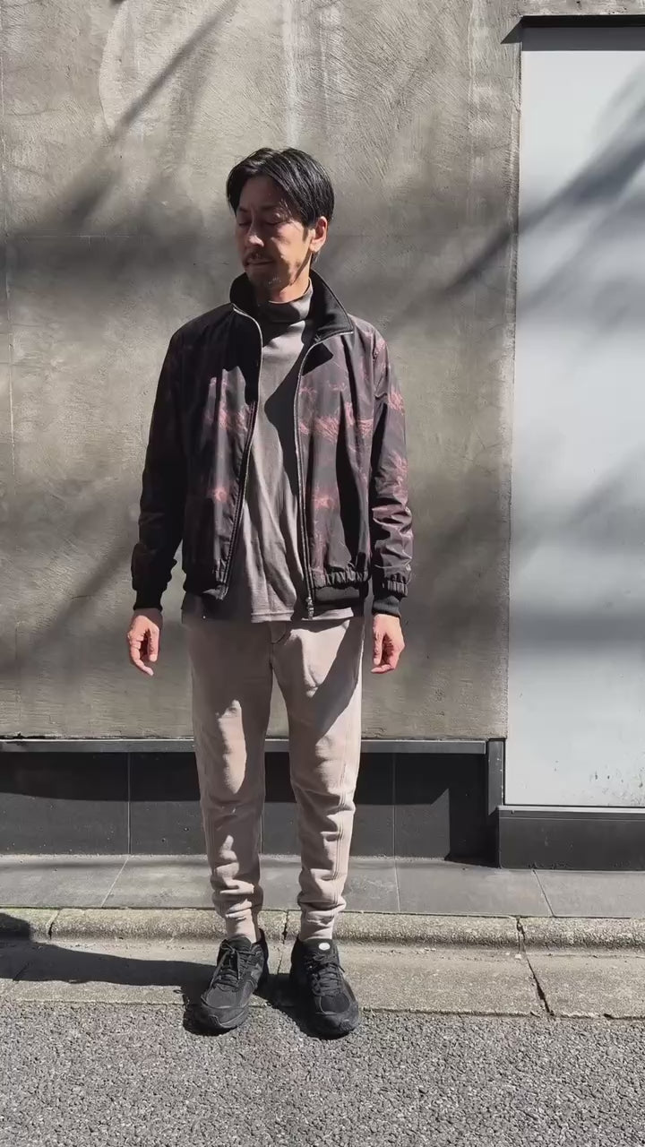 fade switching rib sweat pants