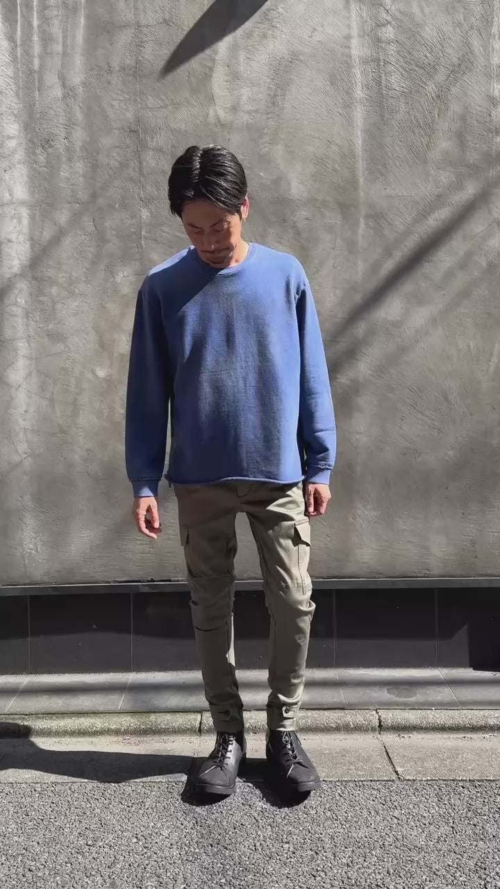 fade cut-off sweatshirt