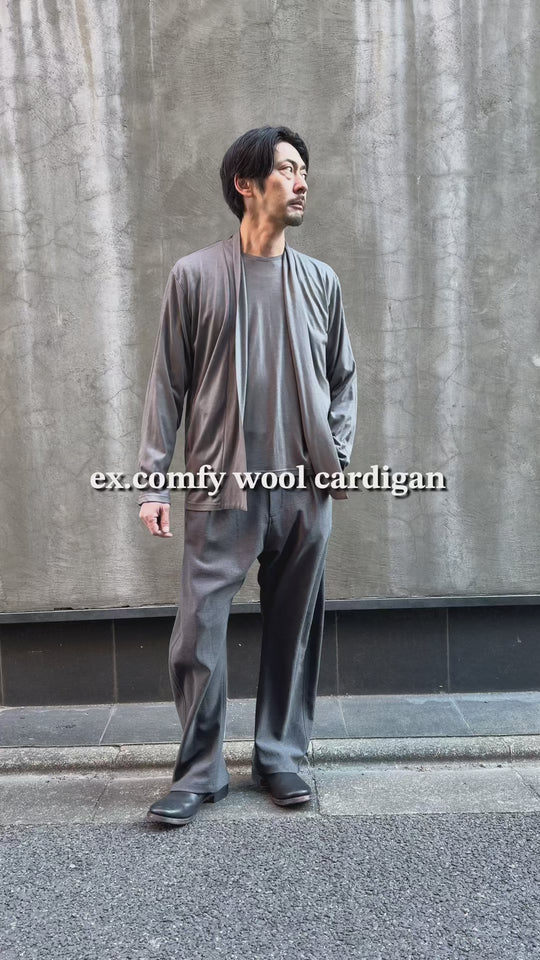 ex.comfy wool cardigan