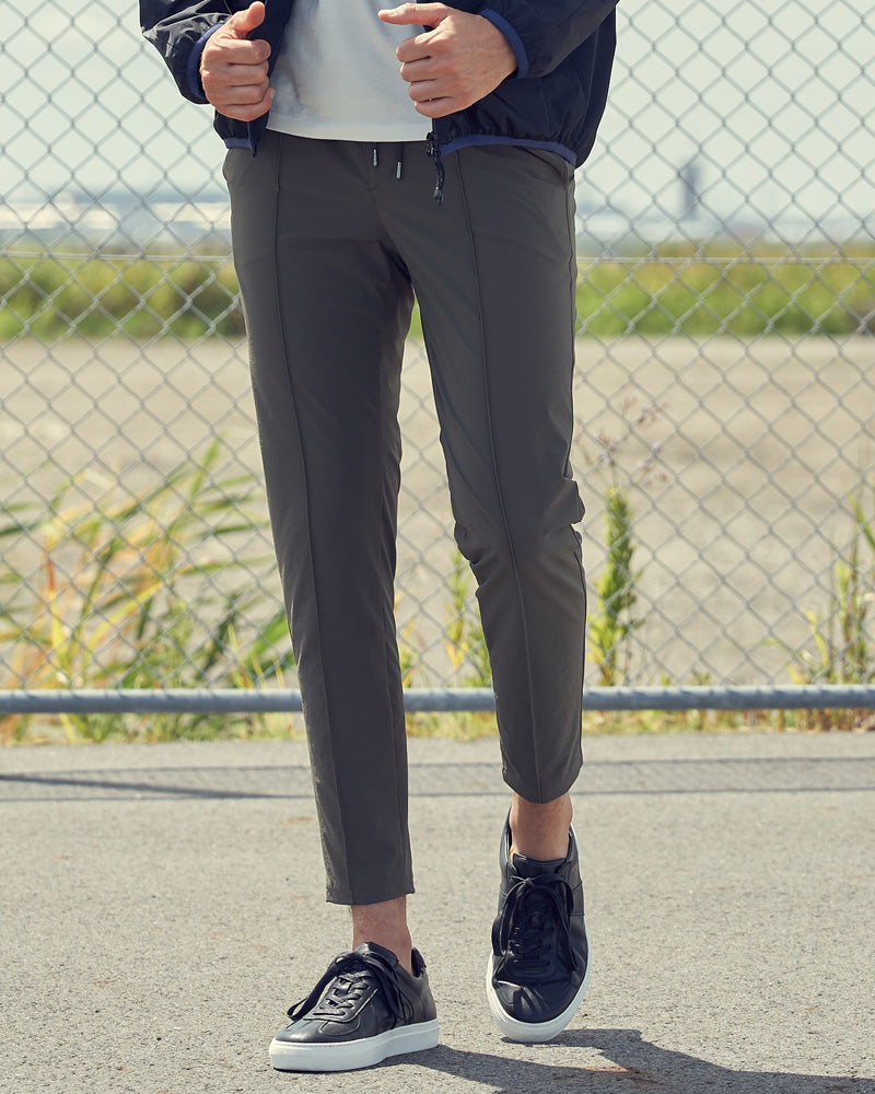 function pin-tuck slacks